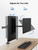 ErgoAV ERDAS2-01B - Motion Mount for Dual Monitor 13" to 27"