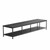 ErgoAV ERTFX5-01BB - Extra Large TV Stand with Black Metal Frame and Black Shelves