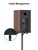 ErgoAV ERSSM2-01B - Bookshelf Speaker Stand - Adjustable height