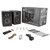 Kanto YU6MB YU6 Matte Black 200 Watt Peak Powered Speakers with Bluetooth, Built-In Phono Preamp and Kevlar® Drivers, Pair - Used, Acceptable
