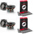 Focal Speaker Bundle - Two ICU 100 4 Inch Coaxial Kit, RMS: 500W - MAX: 100W and Two Focal BAM Acoustic insulation kits