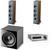Focal Bundle - Two Focal Chora 826 3-way bass reflex floorstanding loudspeaker, Dark Wood, a Focal Sub 600P Black 600 Watt Closed Subwoofer & a DS-A101-G - Discovery Amplifier with Wi-Fi