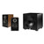 Elac DBR62-BK - Debut Reference 6.5" Bookshelf Speakers - Black, Pair and Elac PS250-BK - Varro Premium 10" 250 Watt Powered Subwoofer with Auto-EQ