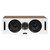 Elac DBR62-W - Debut Reference 6.5" Bookshelf Speakers - White, Pair and Elac DCR52-W - Debut Reference 5.25" Center Speaker - White
