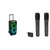 JBL PartyBox Stage 320 Powerful portable Bluetooth party speaker with dynamic light show-Black with JBLPBWIRELESSMICAM Two digital wireless microphones designed for use with the JBL PartyBox speakers