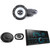 Kenwood DPX395MBT Bluetooth AUX and USB Double DIN CD receiver with 1 Pair of KFC-1666S 6-1/2" 2-way Speaker System and Kenwood KFC-6966S 6x9" 3-Way Speaker System