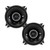 Kicker DSC650 6.5-Inch (160-165mm) Coaxial Speakers w/ 43DSC404 4" Coaxial Bundle