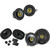Kicker for Dodge Ram Truck 02-11 speaker bundle- 46CS 6x9" 3-way component speakers, 46CS 5.25" speakers, & 46CS 3.5" speakers