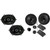 Kicker 46CSS674 CS-Series CSS67 6.75-Inch (165mm) Component System with .75-inch tweeters w/ 43DSC6804 6x8" Coaxial Bundle
