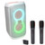 JBL PartyBox Club 120 Powerful portable Bluetooth party speaker with dynamic light show-White with JBLPBWIRELESSMICAM Two digital wireless microphones designed for use with the JBL PartyBox speakers