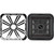 Kicker 46L7T122 L7T L7-Thin 12-Inch (30cm) Subwoofer, Dual Voice Coil, 2-Ohm, 600 Watt w/ Chrome LED Grill Bundle