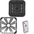 Kicker 46L7T124 L7T L7-Thin 12-Inch (30cm) Subwoofer, Dual Voice Coil, 4-Ohm, 600 Watt w/ Chrome LED Grill & Remote Bundle