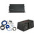 Kicker 45DL7R122 Dual 12" L7R 2-Ohm Loaded Vented Enclosure - w/ CXA1200.1 Amp, Wiring Kit Bundle