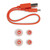 JBL Tune Gray Wireless in ear headphone with 3-button mic/remote, flat cable - Used, Open Box
