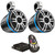 Hertz HTX 8 M-CL-TC.2 -8 in. Coax Tower Speaker - Total Black includes Clamp (Pair) with LED Controller