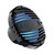 Hertz HMX 8 LD-TC - 8" 4-Ohm Coaxial Marine Speakers with RGB LEDs, Black Grilles, Pair