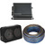 Kicker 48TCWRT82 CompRT 8" subwoofer in thin profile enclosure, 2ohm with 46CXA4001 Amp & Speaker Wire Bundle