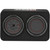Kicker 48TCWRT82 CompRT 8" subwoofer in thin profile enclosure, 2ohm with Speaker Wire Bundle