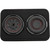 Kicker 48TCWRT672 CompRT 6" subwoofer in thin profile enclosure, 2ohm with 46CXA4001 Amp & Speaker Wire Bundle