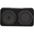 Kicker 48TCWRT102 CompRT 10" subwoofer in thin profile enclosure, 2ohm with 46CXA4001 Amp & Speaker Wire Bundle