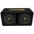 Kicker Dual 12 Inch Comp Bass Package 50DCWC122 with CXA8001, Speaker Wire Bundle