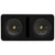 Kicker Dual 10 Inch Comp Bass Package 50DCWC102 with CXA4001 and Speaker Wire Bundle