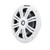 Kicker 46KMC3 Marine Gauge-Style Source  & ( 2 Pair ) 51KM604WL 6.5" White Marine LED Speakers bundle