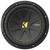 Kicker (2) 50CWCD104 CompC 10" Subwoofer, Dual 4-Ohm with CXA4001 Amp Bundle ( Includes Bass Knob )