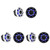 Kicker 51MSC654 - MSC 6.5-Inch Premium Marine 4-Ohm LED Coaxial System, (3) Pairs
