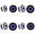 Kicker 51MSC84 - MSC 8-Inch Premium Marine 4-Ohm LED Coaxial System (2 Pair ) & (2 Pair ) 51MSC65 6.5" Coaxial bundle