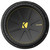 Kicker (2) 50CWCD154 CompC 15" Subwoofer, Dual 4-Ohm with CXA12001 Amp Bundle ( Includes Bass Knob )