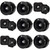 Kicker ST-Series PA ST4TW 1.5" Bullet Tweeter & ST7MR8 7" Mid Range Bundle ( 6 tweeters )