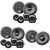 MB Quart Discus DS2-216 6.5 Inch Component Speakers with DK2-116s 6.5 Inch Shallow Coax Speakers