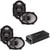 Kicker Marine KPX300.4 Powersports & Motorcycle Amp & (2) 5x7" Speakers (2 Ohm )