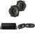 Kicker 47KEY2004 4-Channel DSP Smart Amp w/ 51KSC 4" & 4x10" Audio Upgrade Bundle