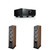 Focal Vestia No2 Dark Wood Floorstanding Speaker Pair with RX-V6ABL 8K AV Receiver Bundle