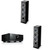 Focal Vestia No4 Black Floorstanding Speakers with AV Receiver Bundle (RX-V6ABL, 2x FVESTIAN4BK)