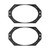Metra 82-1011 Speaker Mounting Brackets Install 4"x6" speakers in select 1997-06 Jeep Wrangler models