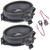 PowerBass OE652-GM2 6.5" 2Ω & OE69C-GM2 - 6"x9" 2Ω Direct Fit Compatible with select GM/GMC OEM Component Speakers