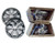 Kicker 8" Silver Marine LED Speakers - 4-Pairs of OEM replacement speakers