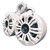 Kicker White Mini Wake Tower Marine Enclosures loaded with Kicker 4" KM speakers. (2 ohm)