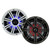 Kicker 8 Inch KM-Series Marine Speaker Bundle 41KM84LCW with White Wake Tower Enclosures and LED Remote