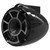 Wet Sounds REV 8 B-FC SS V2 - Black REV8 - Revolution Series 8" Tower Speakers, Pair with Stainless Fixed Clamps (pair)
