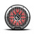 Rockford M2D4-10IB-G2 10" Color Optix Infinite Baffle marine sub, DVC (4Ω), 400 W RMS, 1600 W Max, Black & Stainless grilles