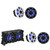 Kicker Marine (2) 51MSC8 Premium 8" & 51MWLE104 10" Loaded Enclosure, LED Marine Audio Upgrade