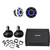 Kicker Premium Marine 6.5" 51MSC65 With 12KMTES Black Enclosures Includes 48KXMA4002 Amp, UTV / Wake Boarding
