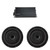 Kicker 10 Inch CVT Thin Woofer Includes Two 52CVT104 Package with 46CXA6605 Amplifier