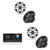 Fusion MS-RA210 Source Unit w/ ( 2 Pair ) Clarion CMS-651-SWB 6.5-inch Coaxial Marine Speakers ( Includes White & Black Sport Grilles )