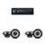 Alpine UTE-73BT Mech-less Digital Bluetooth Media Receiver with 2 Pair Alpine S2-S65 Type S 6.5" Coax Speakers - Used Open Box