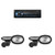 Alpine UTE-73BT Mech-less Digital Bluetooth Media Receiver with 2 Pairs Alpine S2-S69C Type S 6x9" Component Speakers - Used Open Box